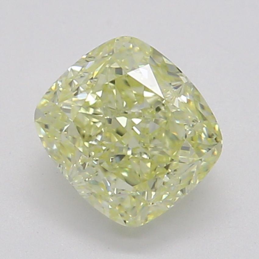 0.50 Ct. Fancy Light Yellow Cushion Diamond