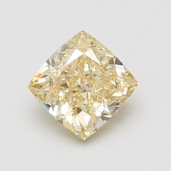 0.77 Ct. Fancy Yellow Cushion Lab Grown Diamond