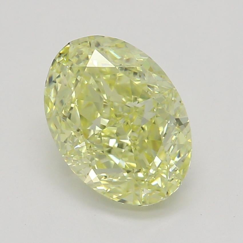 0.94 Ct. Fancy Yellow Oval Diamond
