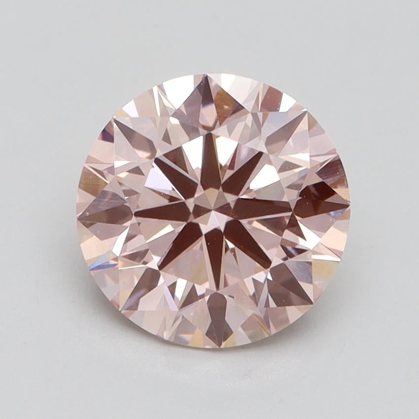 2.17 Ct. Fancy Intense Pink Round Lab Grown Diamond