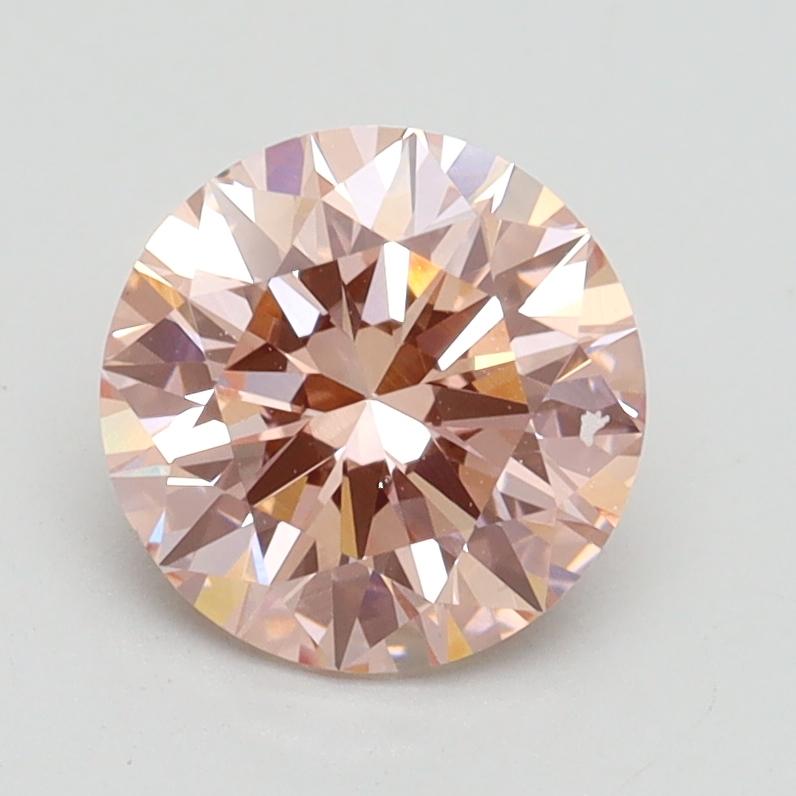 1.50 Ct. Fancy Intense Pink Round Lab Grown Diamond