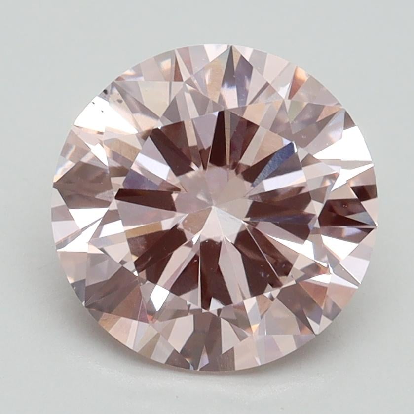 2.50 Ct. Fancy Light Pink Round Lab Grown Diamond