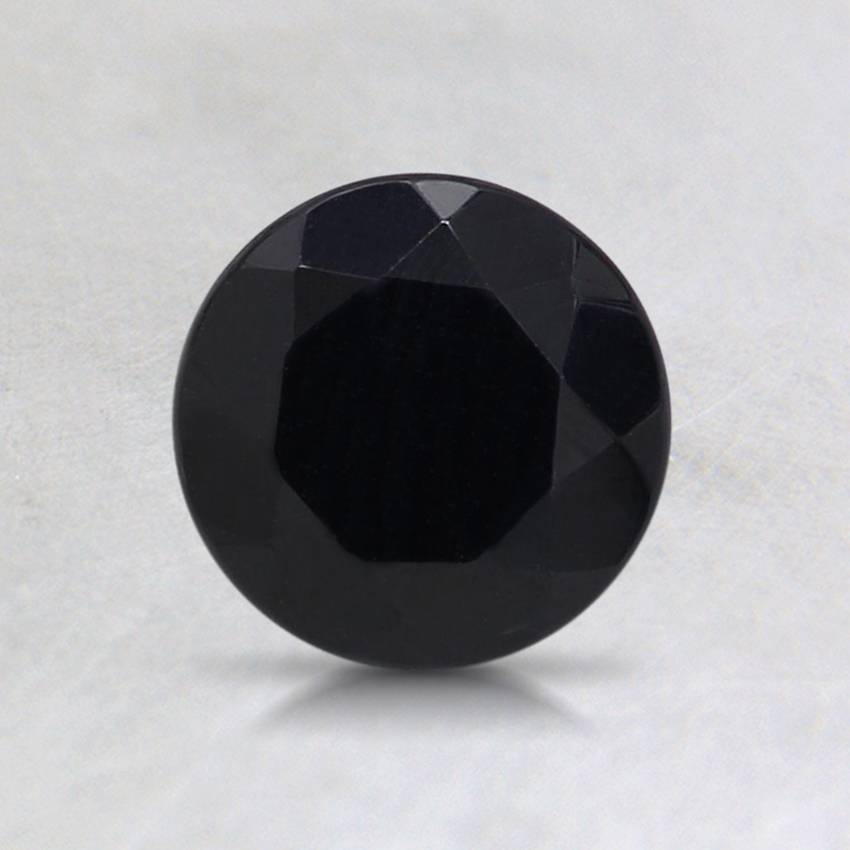 6mm Black Round Sapphire