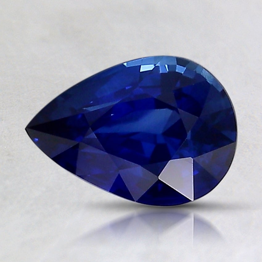 8.2x5.8mm Blue Pear Sapphire