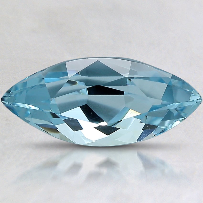 16.9x7.6mm Unheated Marquise Aquamarine