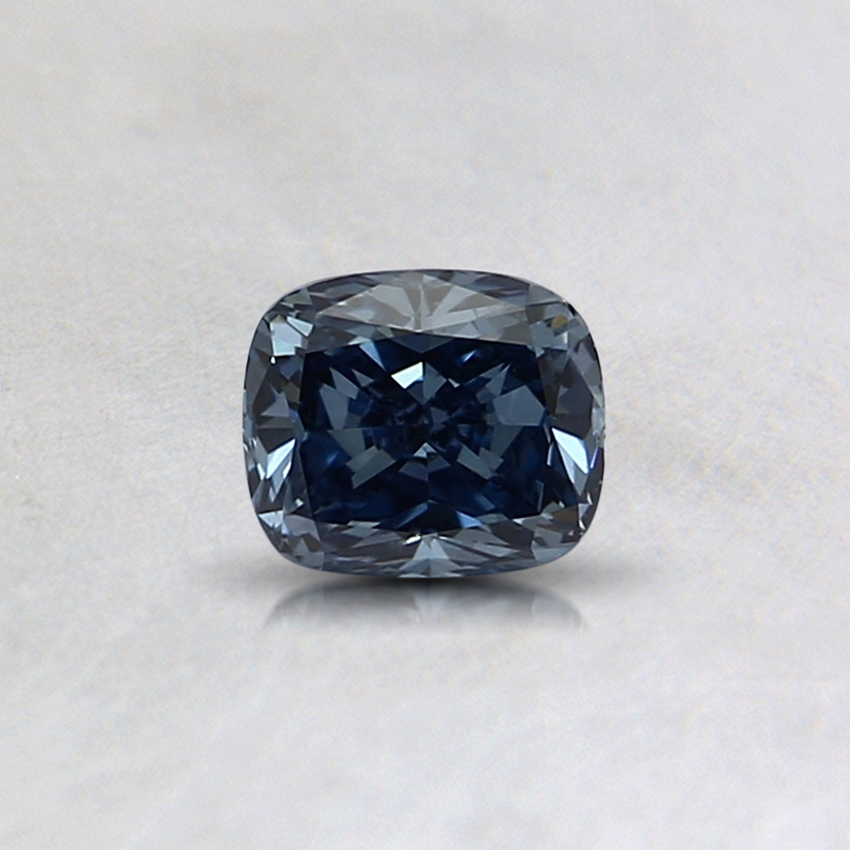 0.34 Ct. Fancy Deep Blue Cushion Lab Grown Diamond