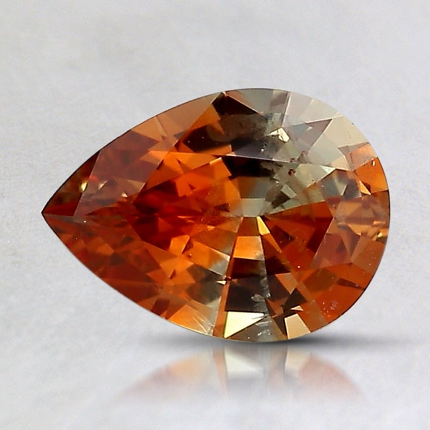 8.2x5.9mm Bi-Color Pear Montana Sapphire