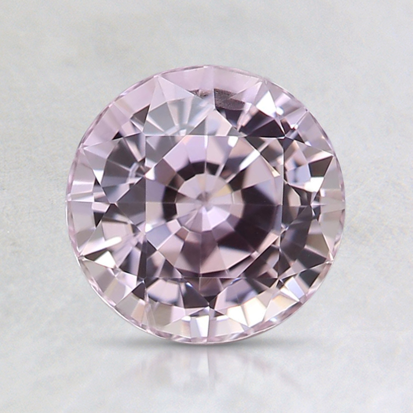 6.9mm Unheated Peach Round Sapphire