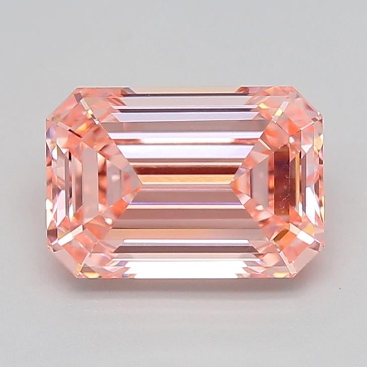 2.53 Ct. Fancy Vivid Pink Emerald Lab Grown Diamond