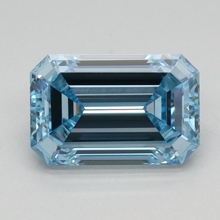 1.02 Ct. Fancy Intense Blue Emerald Lab Grown Diamond