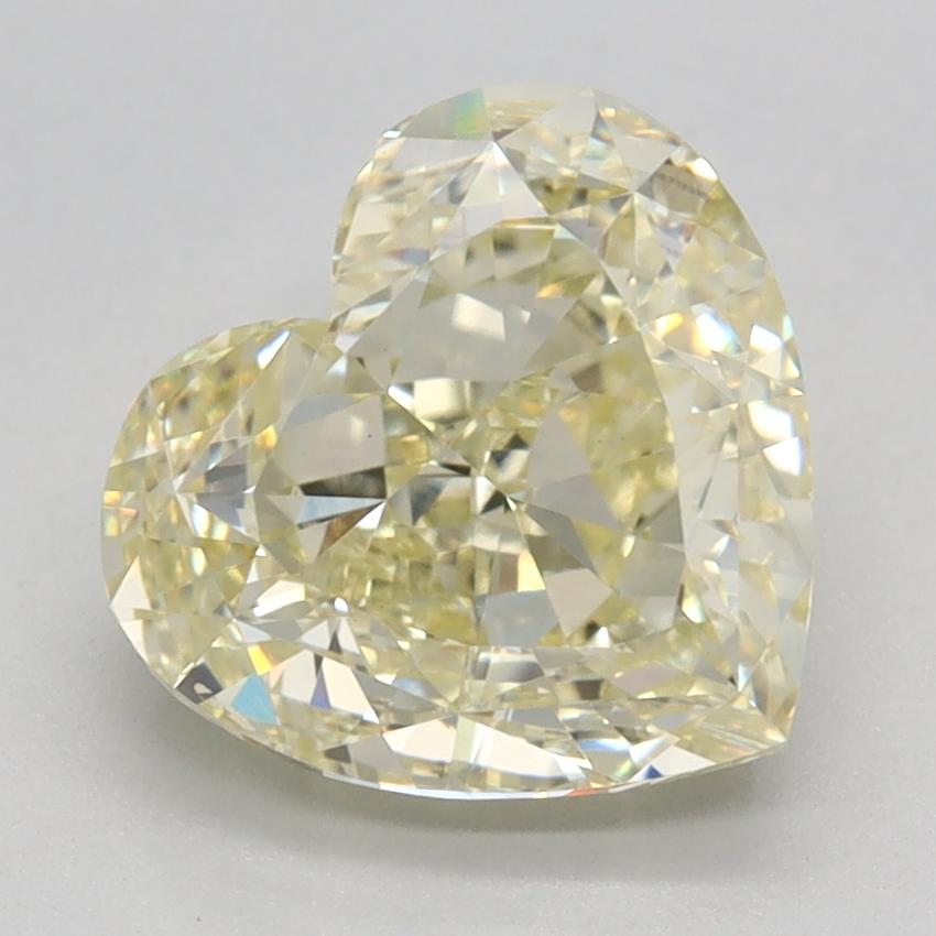 2.52 Ct. Fancy Yellow Heart Lab Grown Diamond