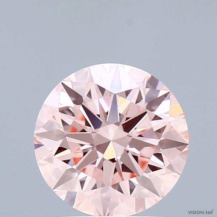 2.01 Ct. Fancy Intense Pink Round Lab Grown Diamond