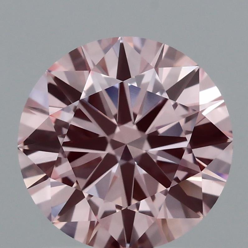1.53 Ct. Fancy Intense Pink Round Lab Grown Diamond