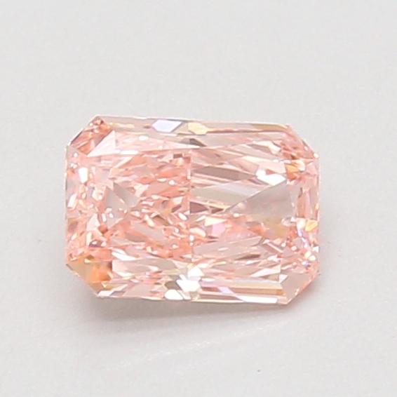 0.77 Ct. Fancy Vivid Pink Radiant Lab Grown Diamond