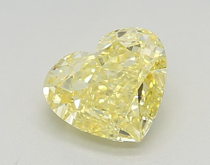 1.03 Ct. Fancy Intense Yellow Heart Lab Grown Diamond