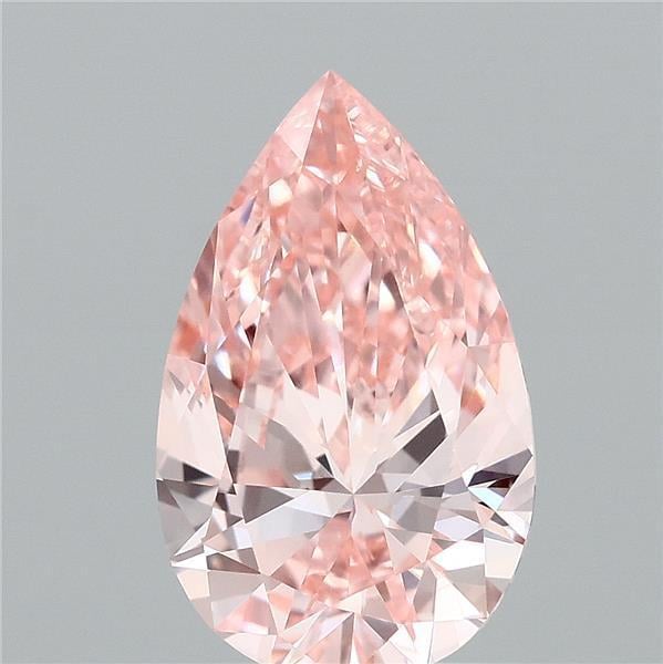 0.99 Ct. Fancy Vivid Pink Pear Lab Grown Diamond