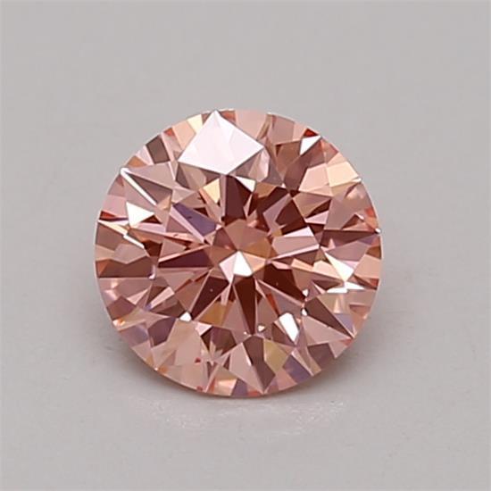 0.52 Ct. Fancy Vivid Pink Round Lab Grown Diamond