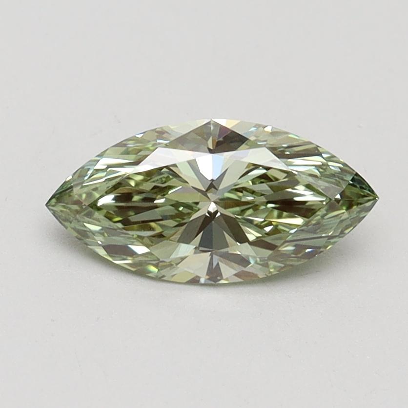 0.71 Ct. Fancy Intense Green Marquise Lab Grown Diamond