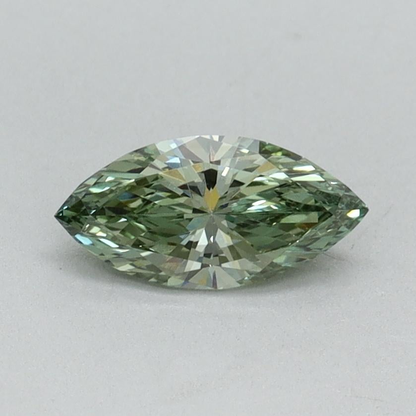 0.37 Ct. Fancy Vivid Green Marquise Lab Grown Diamond