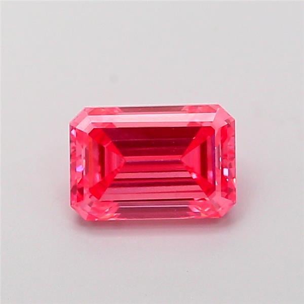 1.11 Ct. Fancy Vivid  Pink Emerald Lab Grown Diamond