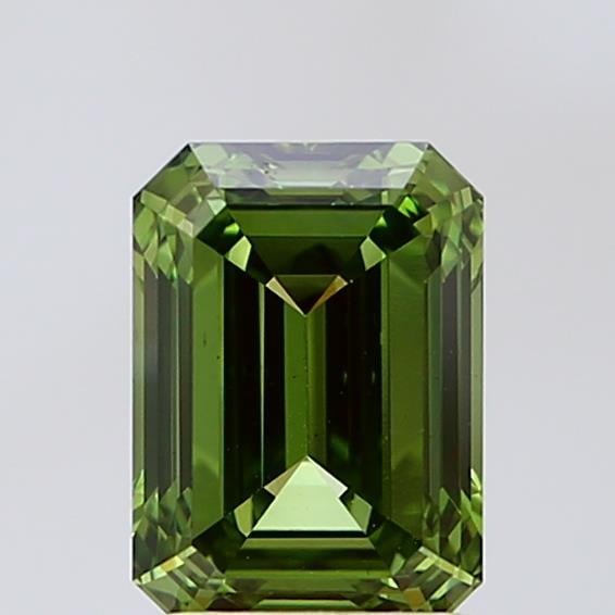 1.86 Ct. Fancy Vivid Green Emerald Lab Grown Diamond