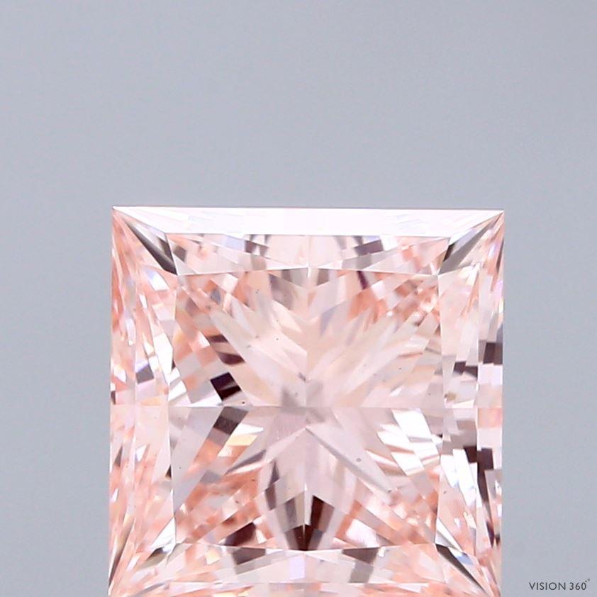 4.03 Ct. Fancy Pink Princess Lab Grown Diamond