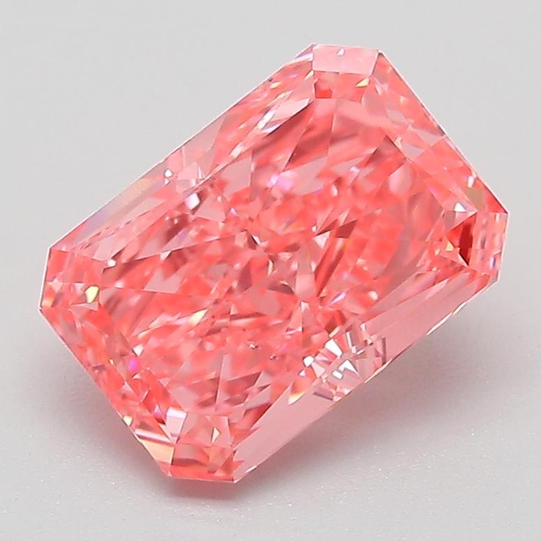 2.06 Ct. Fancy Vivid Pink Radiant Lab Grown Diamond