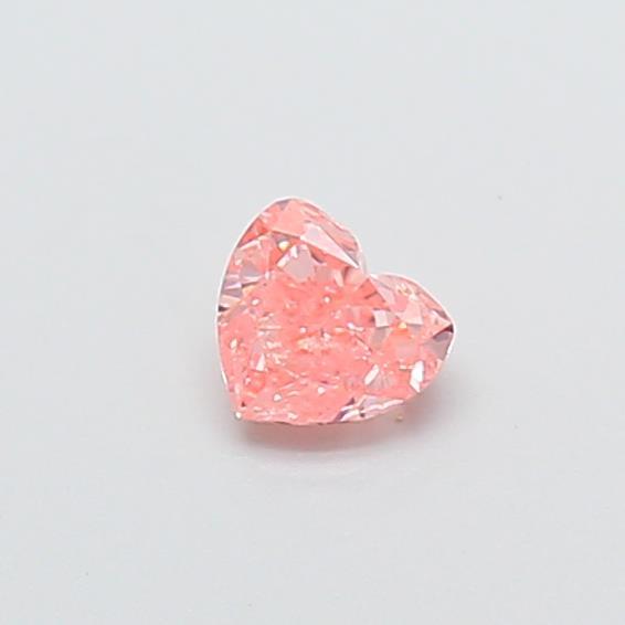 0.28 Ct. Fancy Vivid Pink Heart Lab Grown Diamond