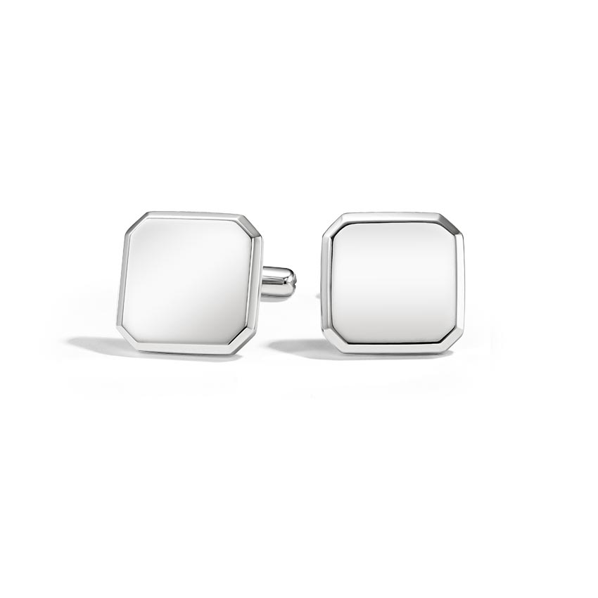 Homme Engravable Cufflinks in Silver