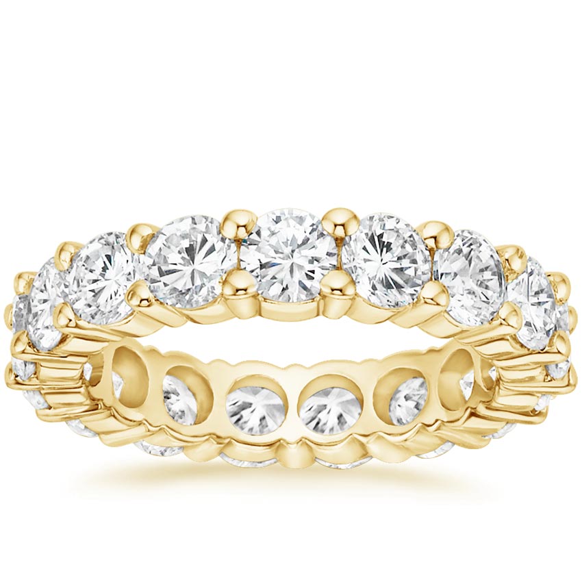 Yellow Gold Lab Diamond Eternity Ring (4 ct. tw.)