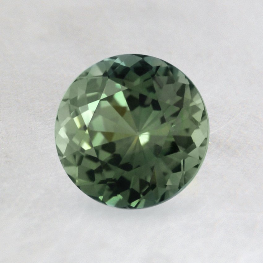 6mm Green Round Sapphire