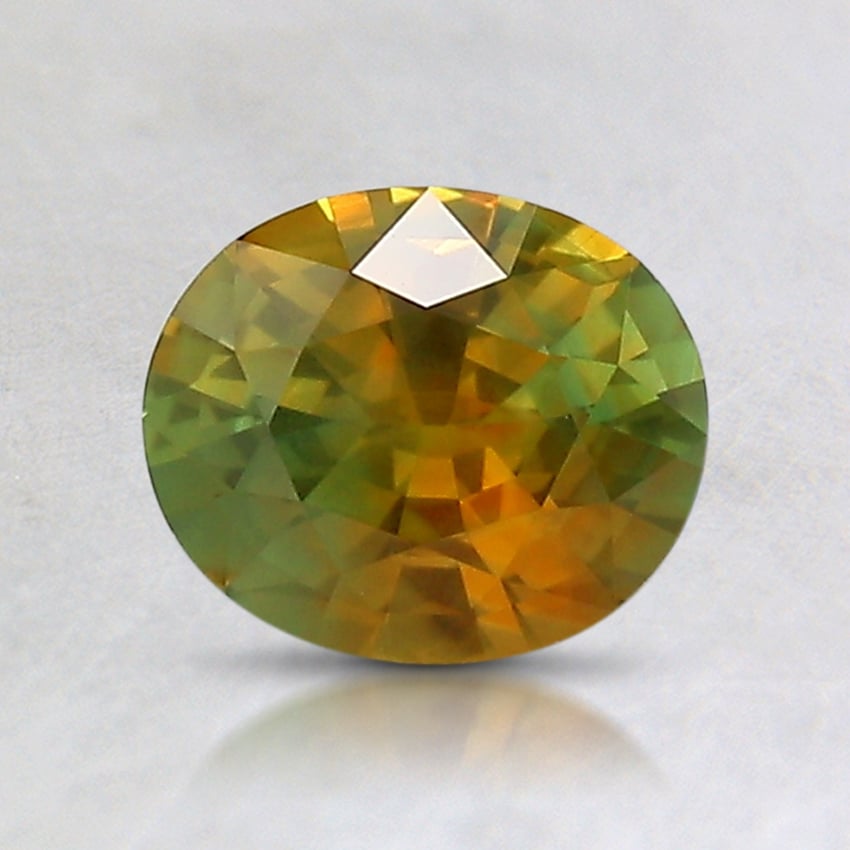 6.7x5.7mm Bi-Color Oval Montana Sapphire