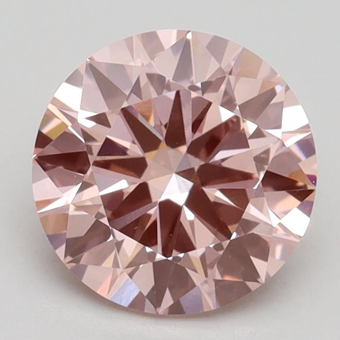 1.70 Ct. Fancy Intense Pink Round Lab Grown Diamond