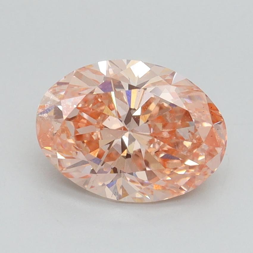 1.70 Ct. Fancy Intense Pink Oval Lab Grown Diamond
