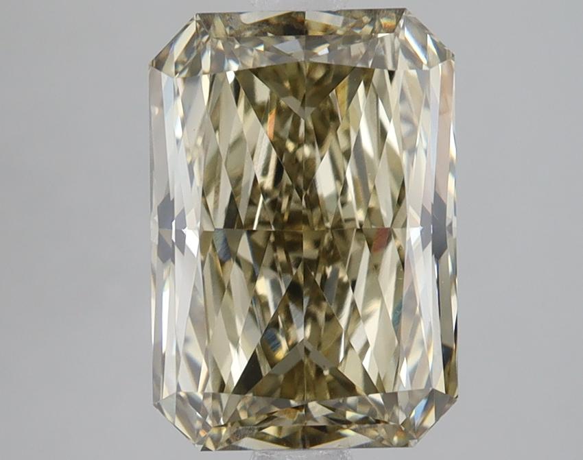 3.45 Ct. Fancy Grayish Yellow Radiant Lab Grown Diamond