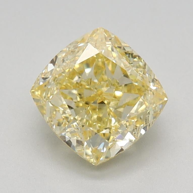 1.15 Ct. Fancy Intense Yellow Cushion Lab Grown Diamond