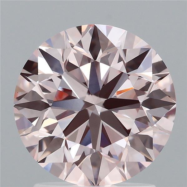 1.92 Ct. Fancy Intense Pink Round Lab Grown Diamond