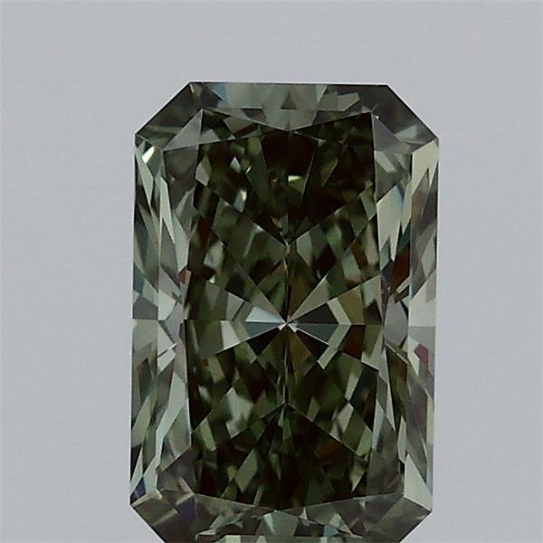 1.02 Ct. Fancy Vivid Green Radiant Lab Grown Diamond