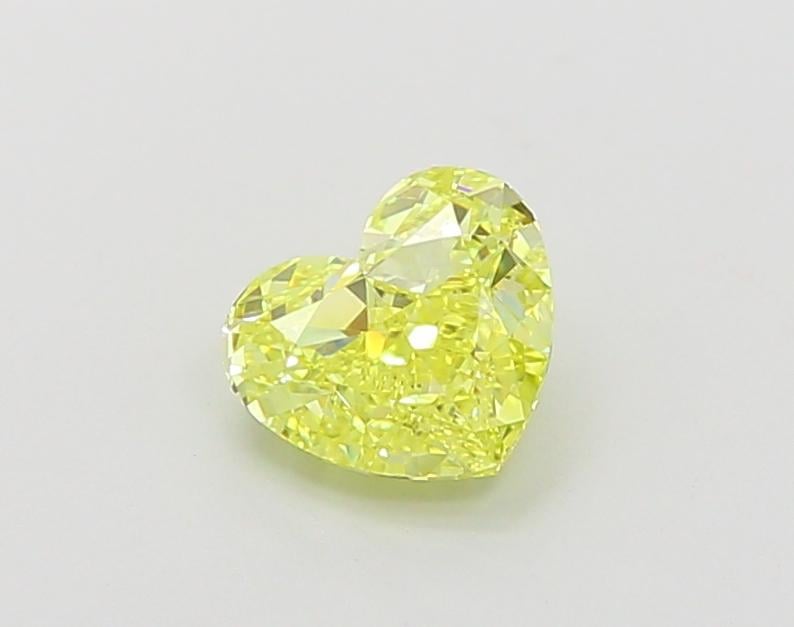 1.05 Ct. Fancy Intense Yellow Heart Lab Grown Diamond