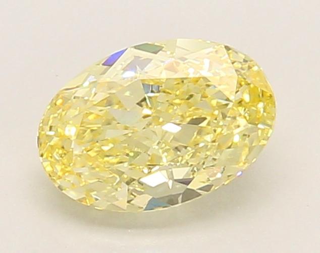 1.04 Ct. Fancy Intense Yellow Oval Lab Grown Diamond