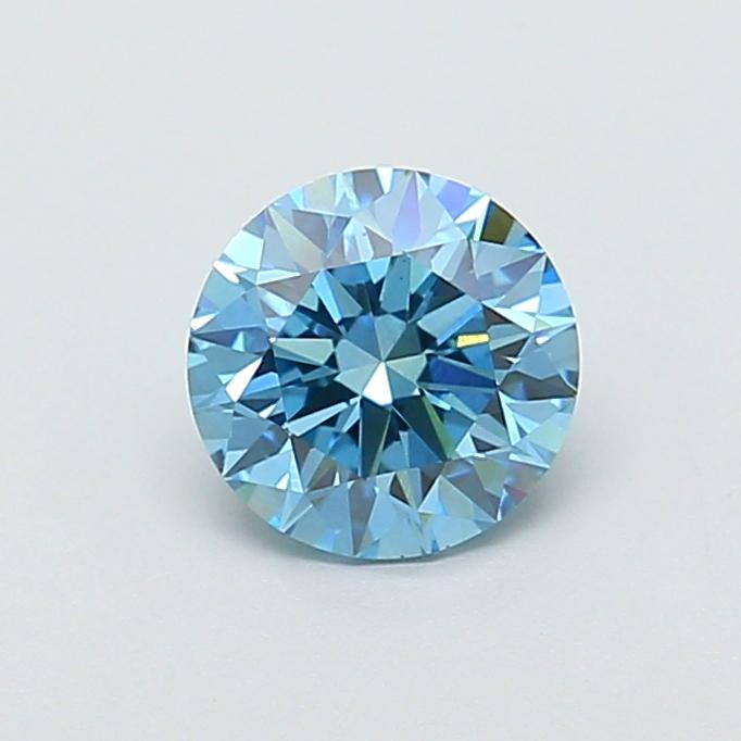 1.13 Ct. Fancy Vivid Blue Round Lab Grown Diamond
