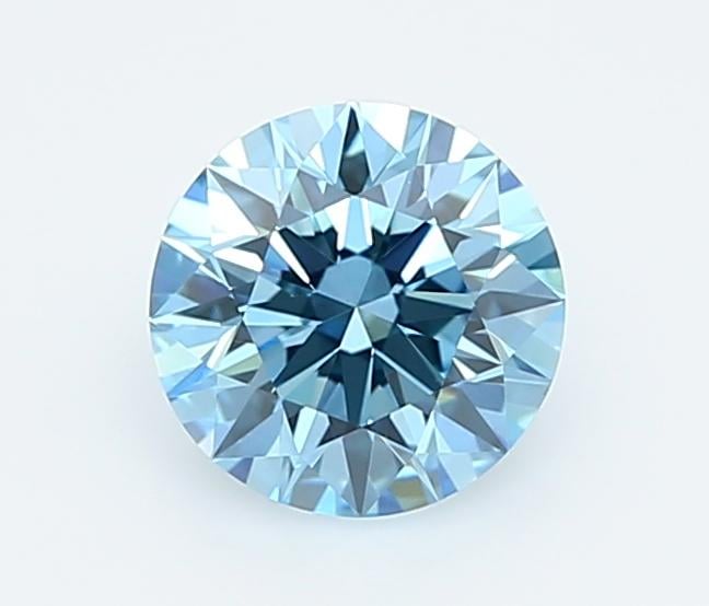 1.00 Ct. Fancy Vivid  Blue Round Lab Grown Diamond