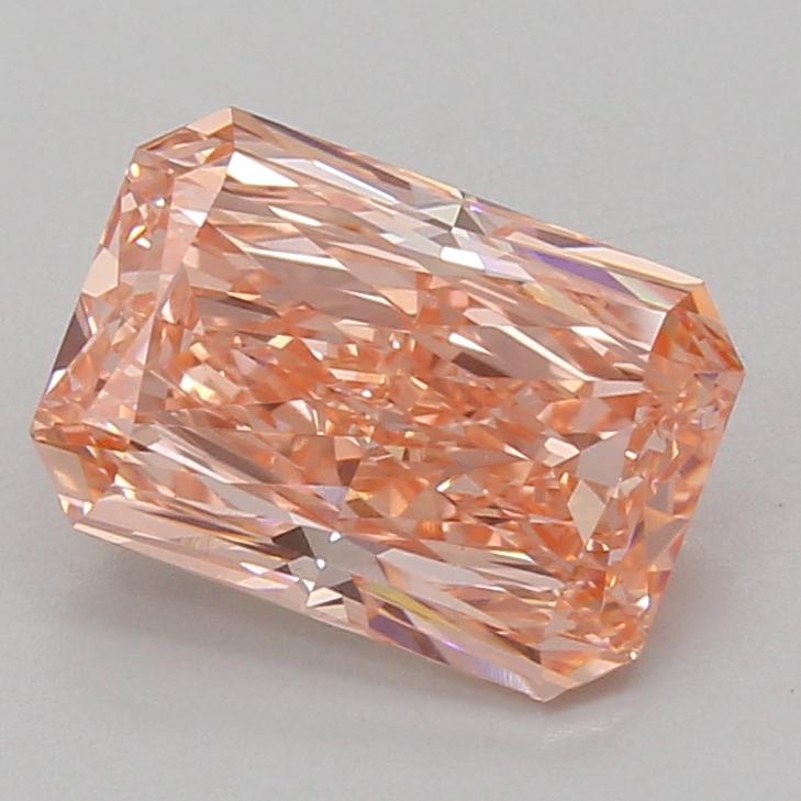 3.06 Ct. Fancy Vivid Pink Radiant Lab Grown Diamond