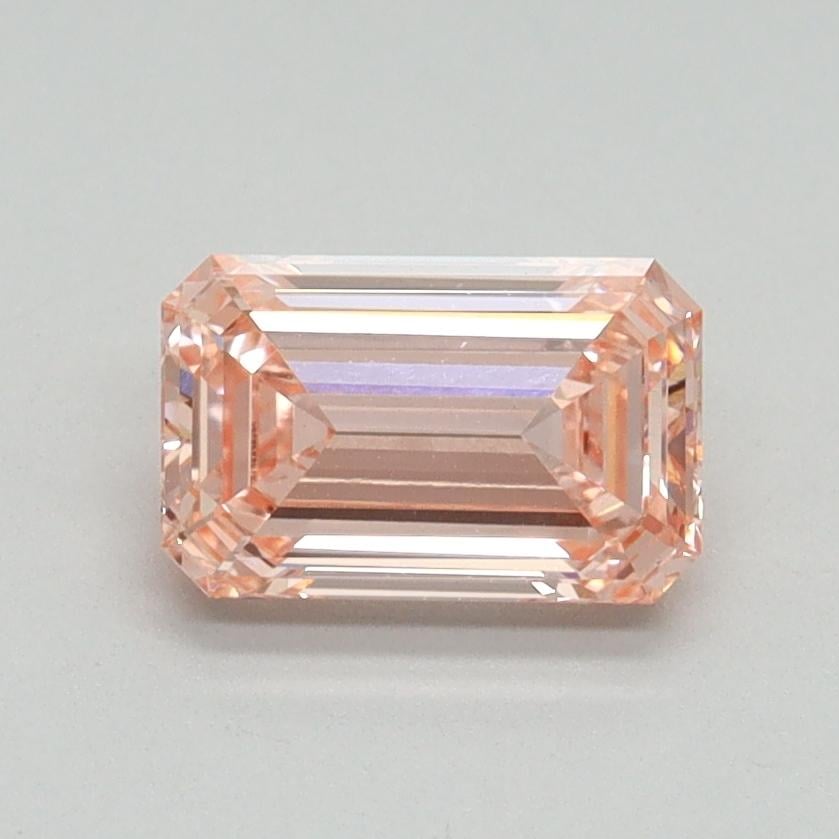 1.01 Ct. Fancy Vivid Pink Emerald Lab Grown Diamond