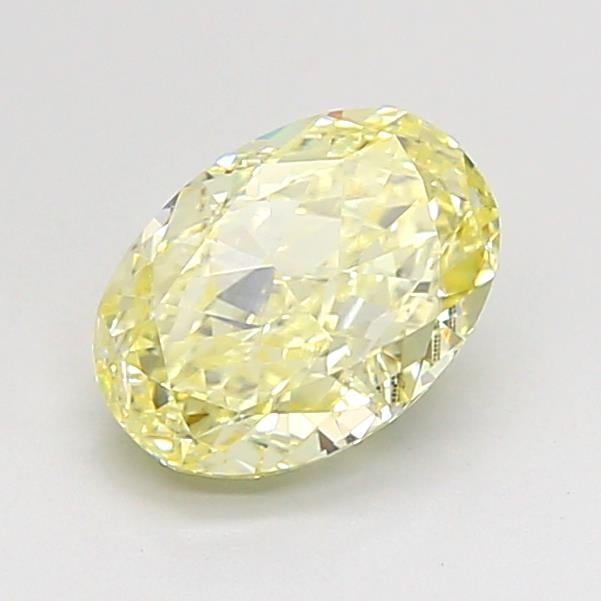 1.09 Ct. Fancy Yellow Oval Lab Grown Diamond
