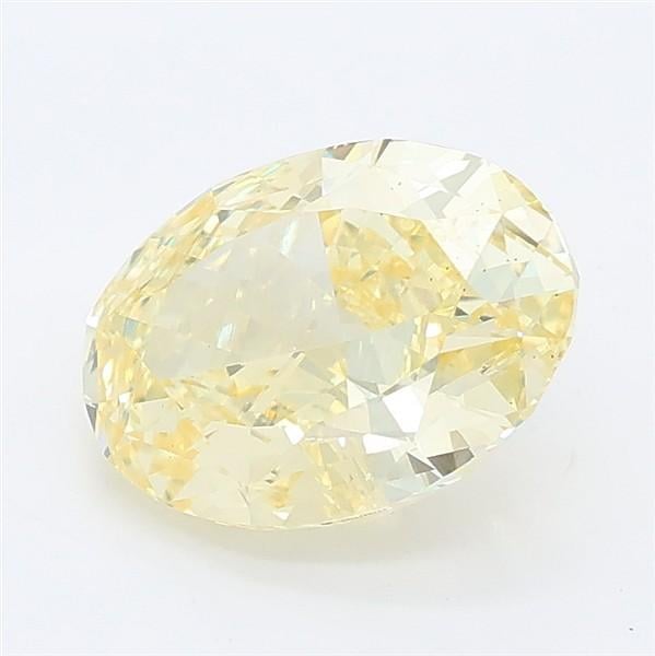 2.16 Ct. Fancy Intense Yellow Oval Lab Grown Diamond