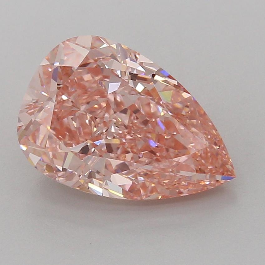 4.10 Ct. Fancy Vivid Pink Pear Lab Grown Diamond