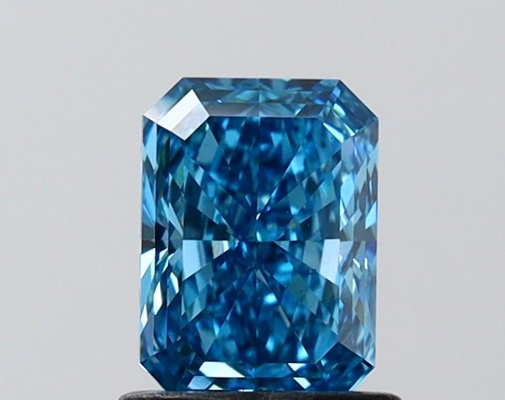 1.07 Ct. Fancy Vivid Blue Radiant Lab Grown Diamond