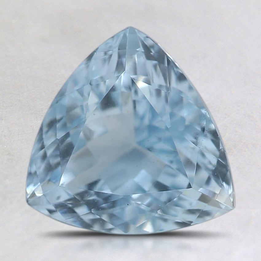 8.1x7.9mm Unheated Trillion Aquamarine