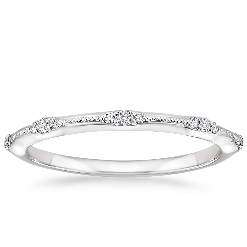 Platinum Alena Diamond Ring, large top view